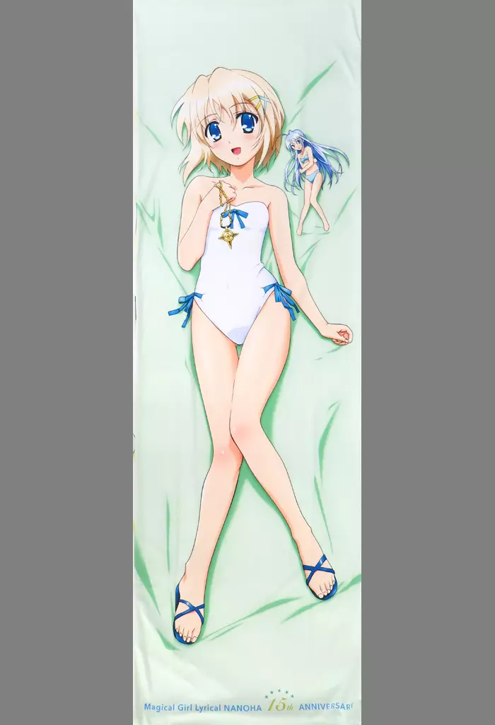 はやて＆リイン(ユニゾンリペイントver.) 夏のゆかた＆水着ピローケース(15周年記念復刻抱き枕カバー) 「魔法少女リリカルなのはA’s」