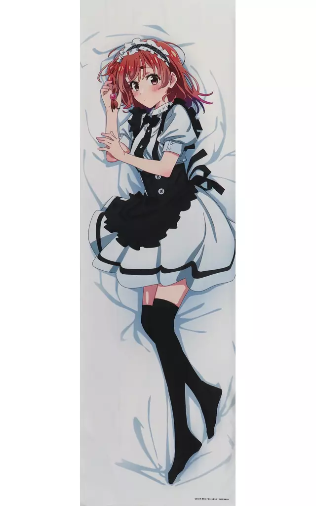 彼女、お借りします 桜沢墨 抱き枕カバー 着物&メイド服ver かのかり 駿河屋 -<中古>桜沢墨(着物＆メイド服Ver.) 描き下ろし抱き枕カバー