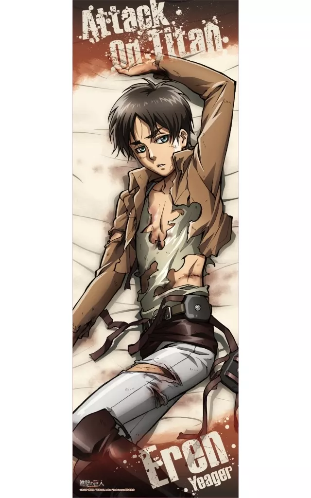 進撃の巨人 エレン・イェーガー 抱き枕カバー A 進撃の巨人 抱き枕カバー A：エレン (キャラクターグッズ) - ホビー