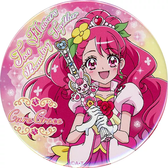 ヒーリングっとプリキュア　プリティストア　キャナルシティ限定　缶バッジ4個セット プリキュア プリティストアオンライン｜プリキュアシリーズ公式グッズ