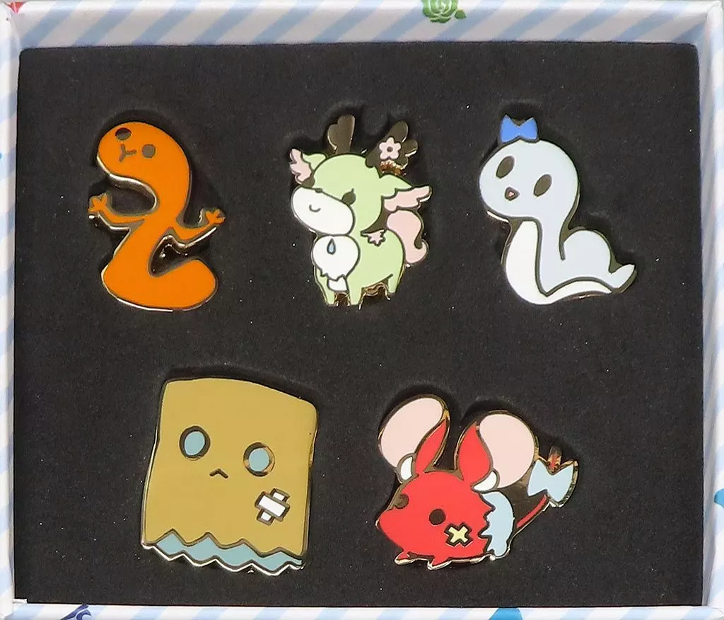 駿河屋 -<中古>集合 マスコットピンバッジ5個セット
