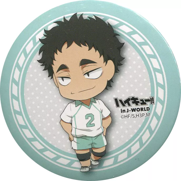 ハイキュー!! 松川一静 j-world 青葉城西フェス 缶バッジ 駿河屋 -<中古>全9種セット 「ハイキュー!! 青葉城西フェス2019 in J