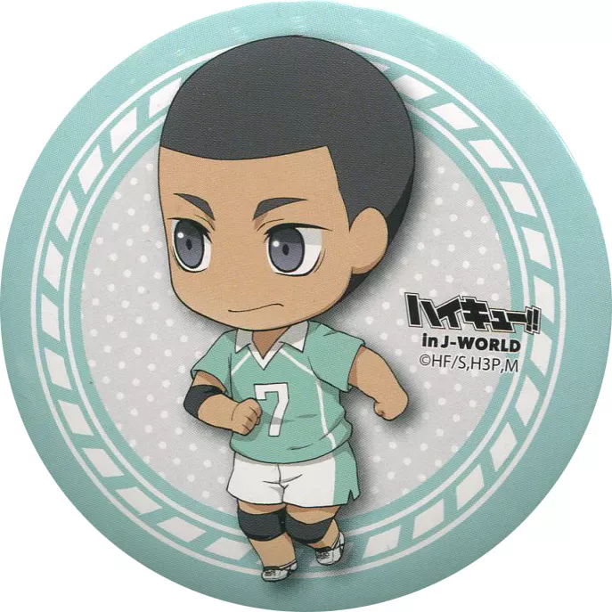 ハイキュー!! 松川一静 j-world 青葉城西フェス 缶バッジ 駿河屋 -<中古>全9種セット 「ハイキュー!! 青葉城西フェス2019 in J