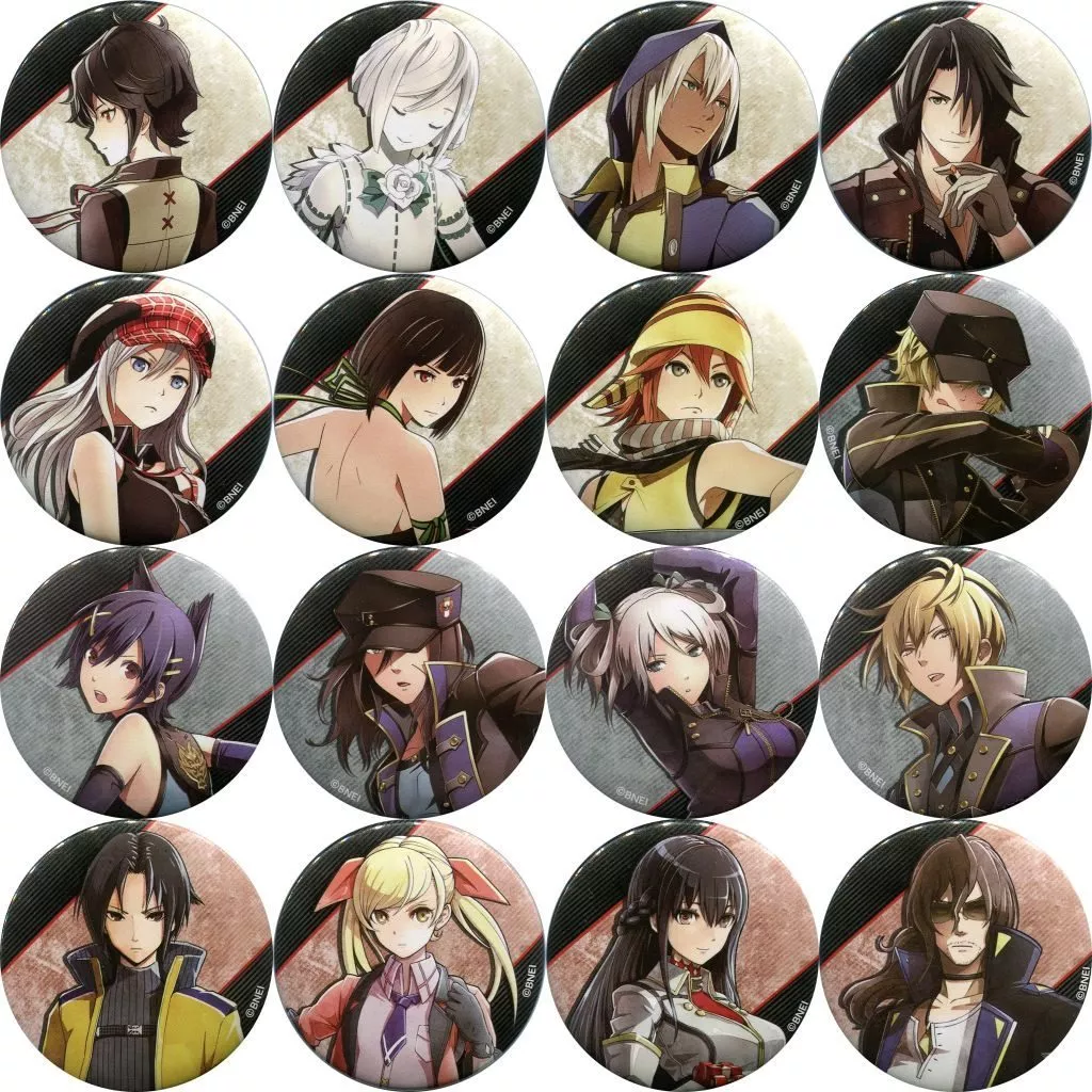 GOD EATER（ゴッドイーター）缶バッジ7点セット 限定品】GOD EATER 15th Anniversary 缶バッジコレクションセット