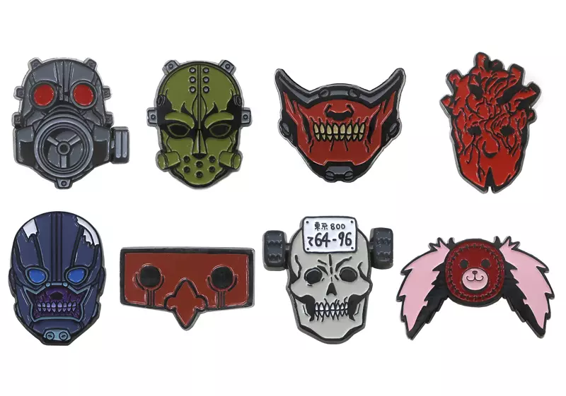 偉大な 駿河屋 -<中古>全8種セット 「ドロヘドロ コレクションマスク ピンズ・ピンバッジ・缶バッジ