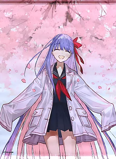 Fate　FGO　ワダアルコ展　限定　変形A2 タペストリー　BB Sakura & BB - Tapestry - Fate/EXTRA (間桐桜(BB/白) A2両面