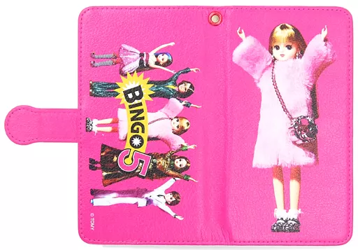 リカちゃん ビンゴ5 手帳型スマホケース 駿河屋 -<中古>リカちゃん/集合 オリジナル手帳型スマホケース 「リカ