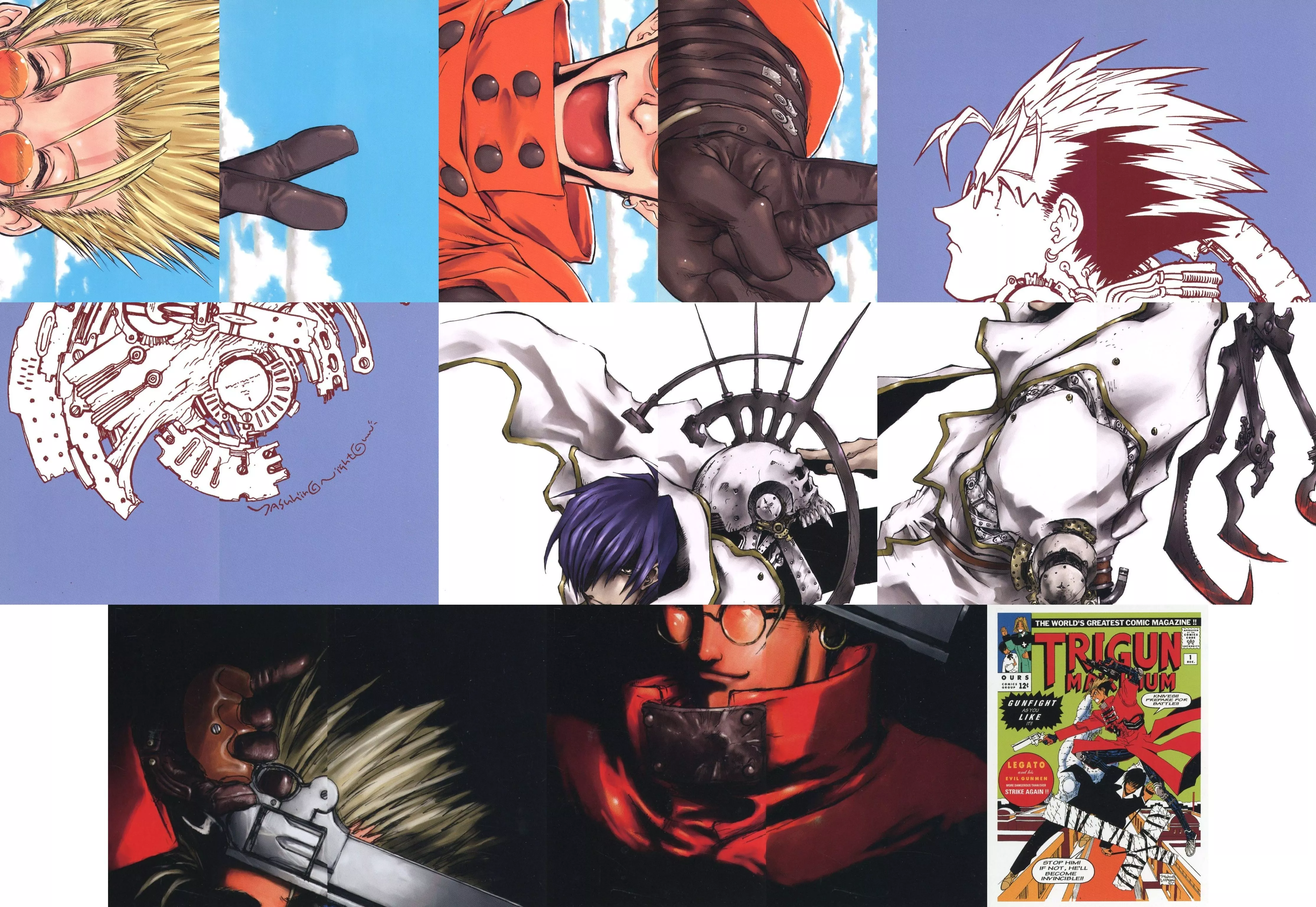 TRIGUN STAMPEDE つながるトレーディングイラストカード 全17種 TRIGUN STAMPEDE つながるトレーディングイラストカード 全17種