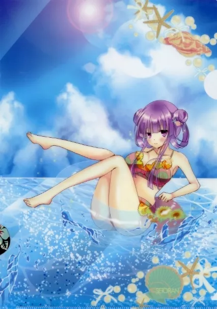 東方project パチュリ　水着　美少女　クリアファイル　VZ15 駿河屋 -<中古>【東方Project】A4クリアファイル 水着ver パチュリー