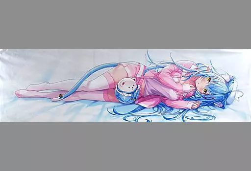 モクモクセイ あかもく ホロライブ 雪花ラミィ 猫耳 抱き枕カバー モクモクセイ（あかもく先生）】”ホロライブ”雪花ラミィ抱き枕
