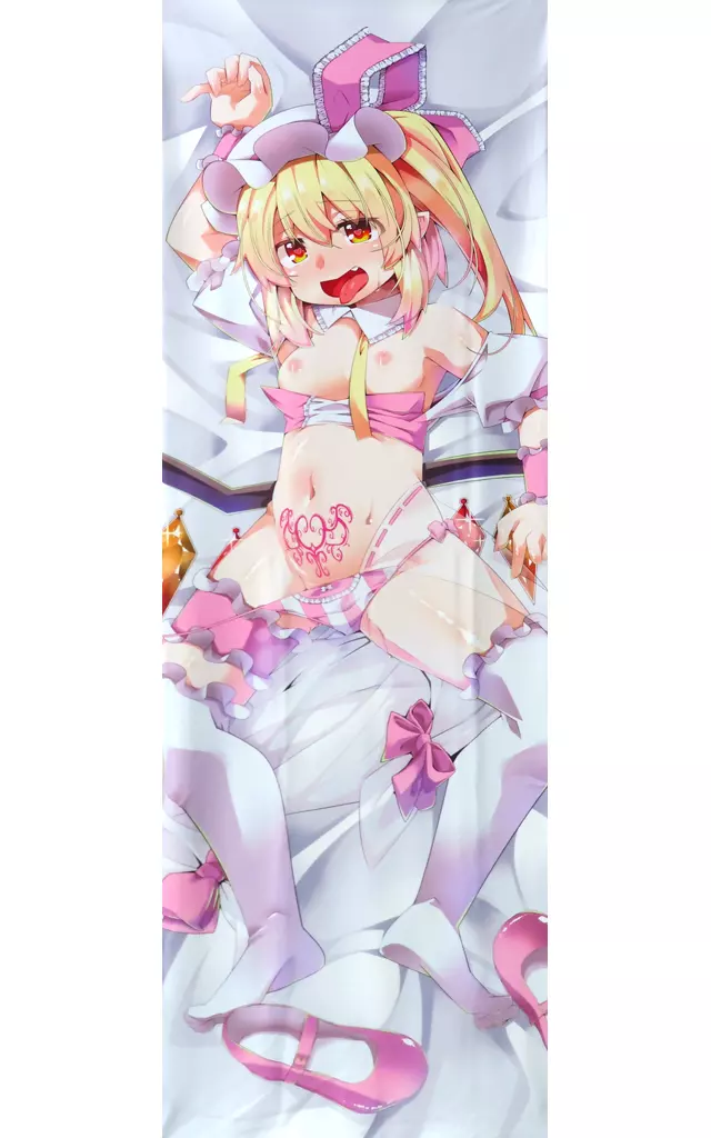 【東方Project】水着淫紋フランちゃん抱き枕カバー フランドール・スカーレット(蘭戸せる) C104/天使の羽