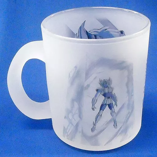 【限定品】2019 白鳥星座の氷河 すりガラスマグ 聖闘士星矢ショップ 駿河屋 -<中古>白鳥星座の氷河 すりガラスマグ 「聖闘士星矢ショップ