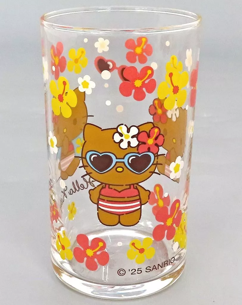 駿河屋 -<中古>5.ハローキティ グラス 「サンリオ当りくじ ハロー