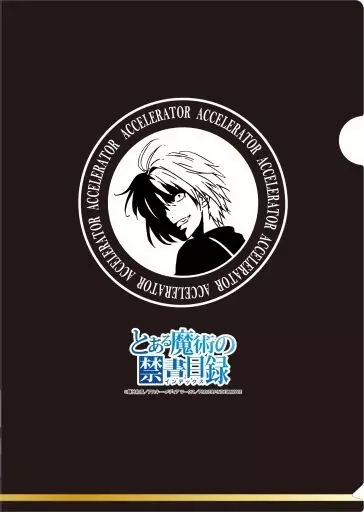 とある魔術の禁書目録 一方通行 クリアファイル 2種セット ④ とある魔術の禁書目録 とある一方通行のクリアファイル 白 [と