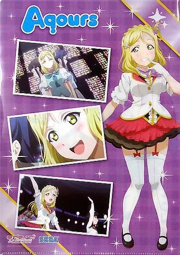 駿河屋 -<中古>小原鞠莉(MIRAI TICKET) A4クリアファイル 「ラブライブ