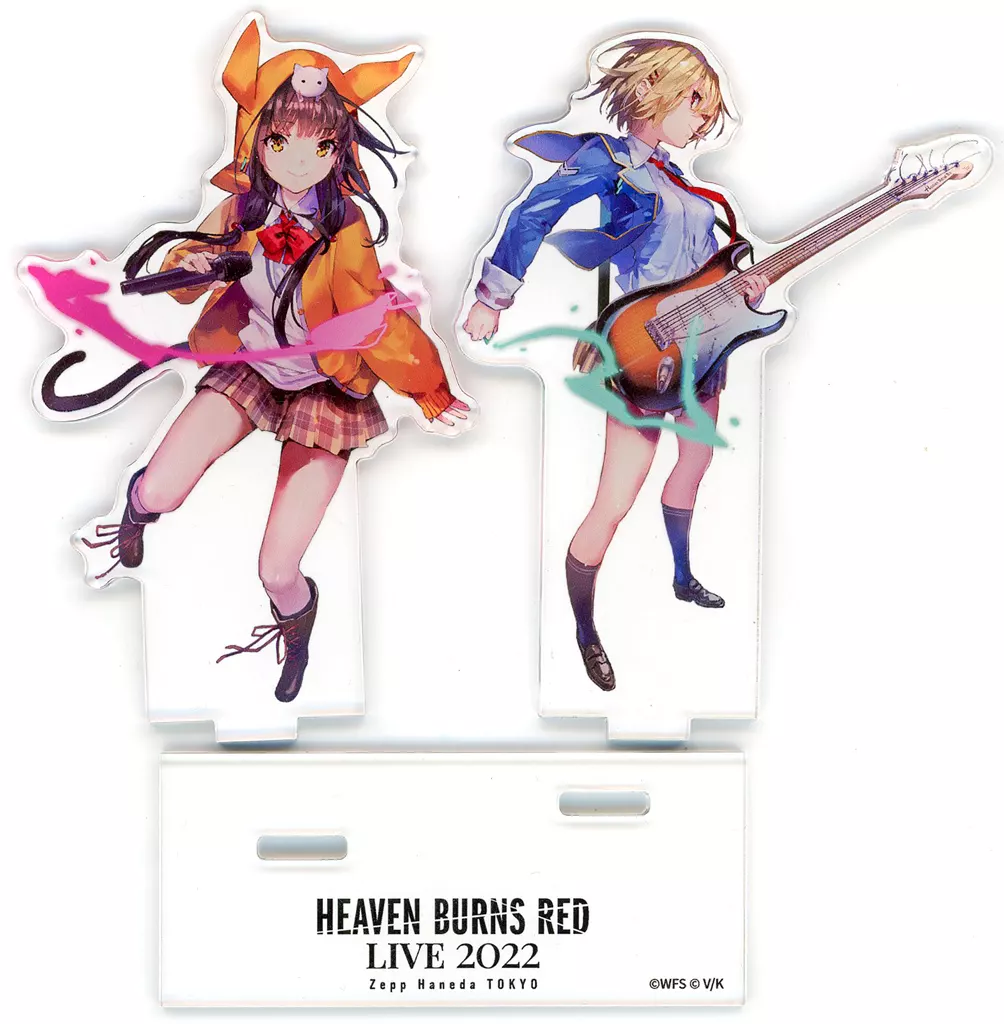 アクリルスタンド・アクリルパネル　朝倉可憐＆茅森月歌 アクリルジオラマ 「HEAVEN BURNS RED(ヘブンバーンズレッド) LIVE 2022」