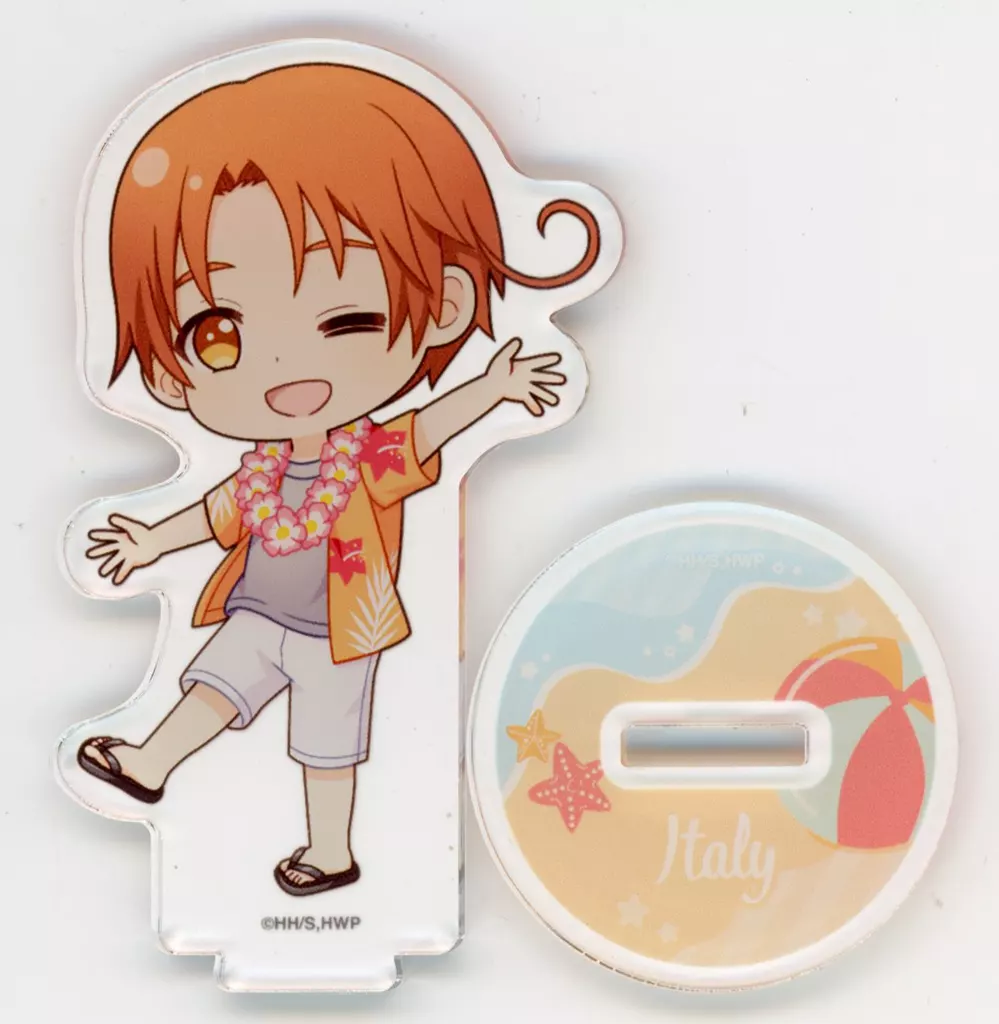 アクリルスタンド・アクリルパネル　イタリア ミニアクリルスタンド 「ヘタリア World★Stars CHARA×MEKI store」