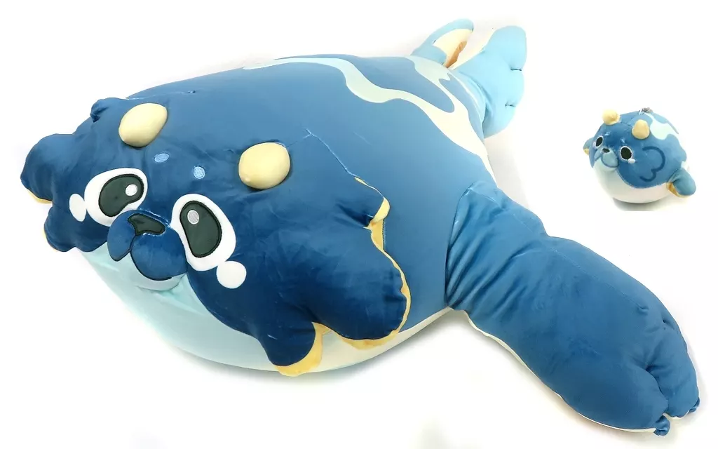 グッズセット　ウーウーブドウ(ブルー) 原海シリーズ BIGもふもふ抱き枕＆ぬいぐるみチャームセット 「原神」 C104グッズ