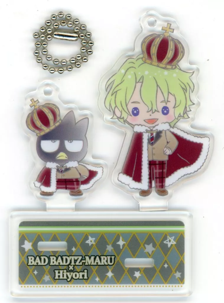 巴日和＆バットばつ丸 サンリオ アクリルスタンド アクリルキーホルダー 巴日和＆バットばつ丸 サンリオ アクリルスタンド アクリル