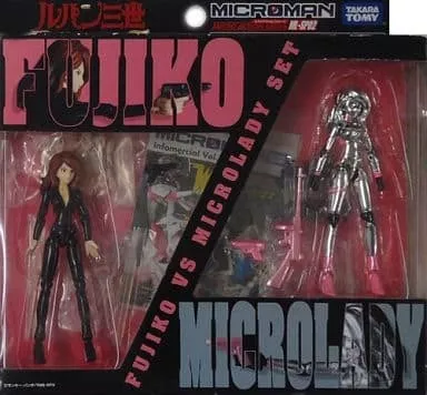 峰不二子　VS　ミクロレディ　セット　ミクロアクションシリーズ　ML-SP02 峰不二子 VS ミクロレディ セット ミクロアクションシリーズ ML