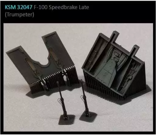 プラモデル　1/32 F-100 後期型スピードブレーキ (トランぺッター用) ディティールアップパーツ [KOM32047]