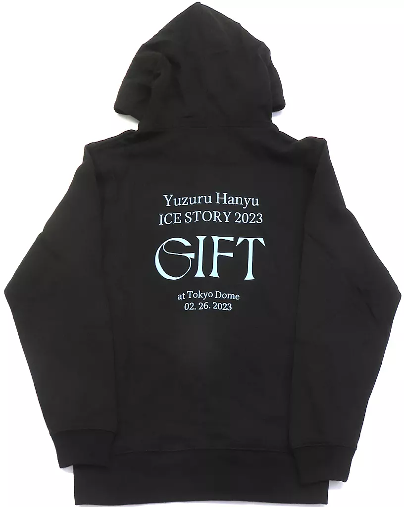 アウターウェア　[単品] 羽生結弦 GIFTオリジナルパーカー ブラック 「Blu-ray/DVD Yuzuru Hanyu ICE STORY 2023 “GIFT” at Tokyo Dome 初回限定BOX」 同梱特典