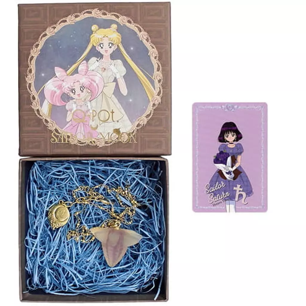 銀製品・指輪・アクセサリー(キャラクター)　ほたるちゃんのアミュレット パート ドゥ フリュイ ネックレス 「Q-pot.×美少女戦士セーラームーン」