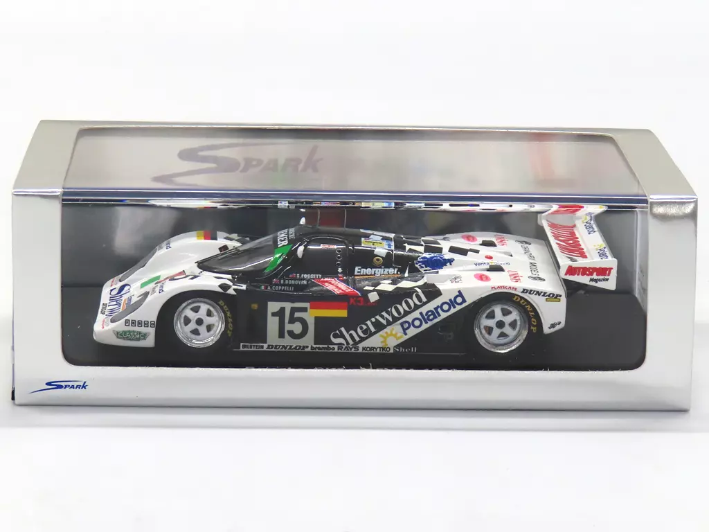 ミニカー　1/43 Porsche 962 CK6 LM 1993 #15(ブラック×ホワイト) [S1949]