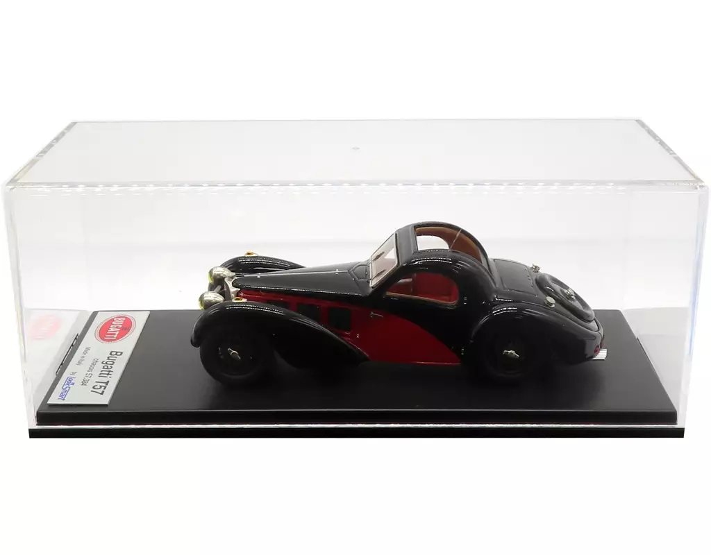 ミニカー　1/43 BUGATTI T57 Ch.57.384(ブラック×レッド) [LS220]