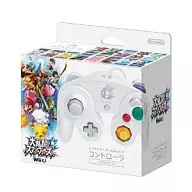 ニンテンドーゲームキューブコントローラ スマブラホワイト（本体不備（中））