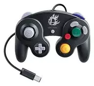 ニンテンドーゲームキューブコントローラ スマブラブラック(状態：本体状態難)