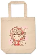 寿蘭 トートバッグ ホワイト 「GALS!」