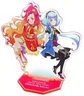 天翔ひびき＆アリシア シャーロット(アイディアルレディ＆クラシックブルーノーブルコーデ) アクリルラバスタコレクション☆第3弾 「オールアイカツ!」