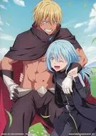 リムル＆ヴェルドラ(人間) イラストボード 「一番くじ 転生したらスライムだった件 ～俺、魔王になったよ～」 I賞