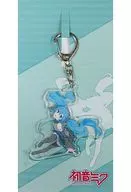 初音ミク(illustration by ゆーな) アクリルキーホルダー 「鏡音リン・レン7th ＆ 巡音ルカ6th Anniversary フェア in アニメイト」