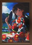 水原千鶴/浴衣 フレームスタンド 「一番くじ 彼女、お借りします 満足度4～夏模様、恋模様。～」 G賞