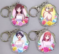 全4種セット アクリルキーホルダー 「DMMくじ 彼女、お借りします～花嫁な彼女～」 C賞