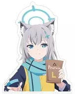 砂狼シロコ 描き下ろし ショップ店員ver. 特大ダイカットアクリルパネル 「ブルーアーカイブ The Animation POP UP STORE in ロフト」