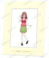 中野三玖 描き下ろし 衣装交換ver. 第2弾 キャラファインマット 「五等分の花嫁∽」