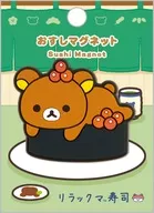 リラックマ(いくら) いつでもおすし雑貨シリーズ第二弾 おすしマグネット 「リラックマ」