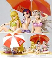 美希・あずさ・貴音 ビーチパラソル付DXセット 「アイドルマスター」 BEACH QUEENS 1/10 塗装済み完成品