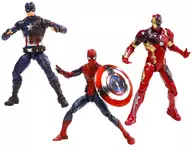 キャプテン・アメリカ＆スパイダーマン＆アイアンマン・マーク46  3パック 「シビル・ウォー/キャプテン・アメリカ」 ハズブロ アクションフィギュア 6インチ レジェンド
