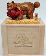 早い者勝ち！【希少品】きぼりのおきもの　リングマ＆コイキング これが弱肉強食か ポケセンサッポロのリニューアル記念グッズ・木彫り