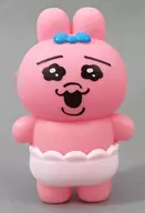 おぱんちゅうさぎ(口開き) 「おぱんちゅうさぎ」 ソフビフィギュア