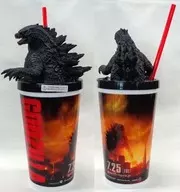 [付属品欠品] 映画オリジナル ゴジラフィギュア付きドリンクカップ 「GODZILLA ゴジラ」 劇場限定グッズ