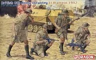 1/35 WW.II イギリス第8軍 歩兵 エル・アラメイン 1942 フィギュア4体セット [DR6390]