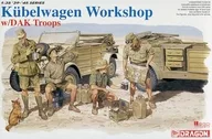 1/35 WW.II ドイツアフリカ軍団 キューベルワーゲン ワークショップ w/DAK [DR6338]