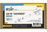 1/32 AIM-9B サイドワインダーミサイル (4個入) ディティールアップパーツ [RSK32-0477]