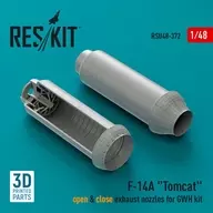 1/48 F-14A アフターバーナー (開・閉状態 x 各1) (グレートウォール用) ディティールアップパーツ [RSKU48-0372]