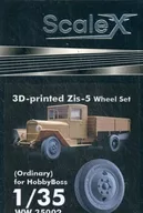 1/35 ZiS-5 ホイールセット (スペアタイヤ入) (ホビーボス用) ディティールアップパーツ [SCXWW35002]